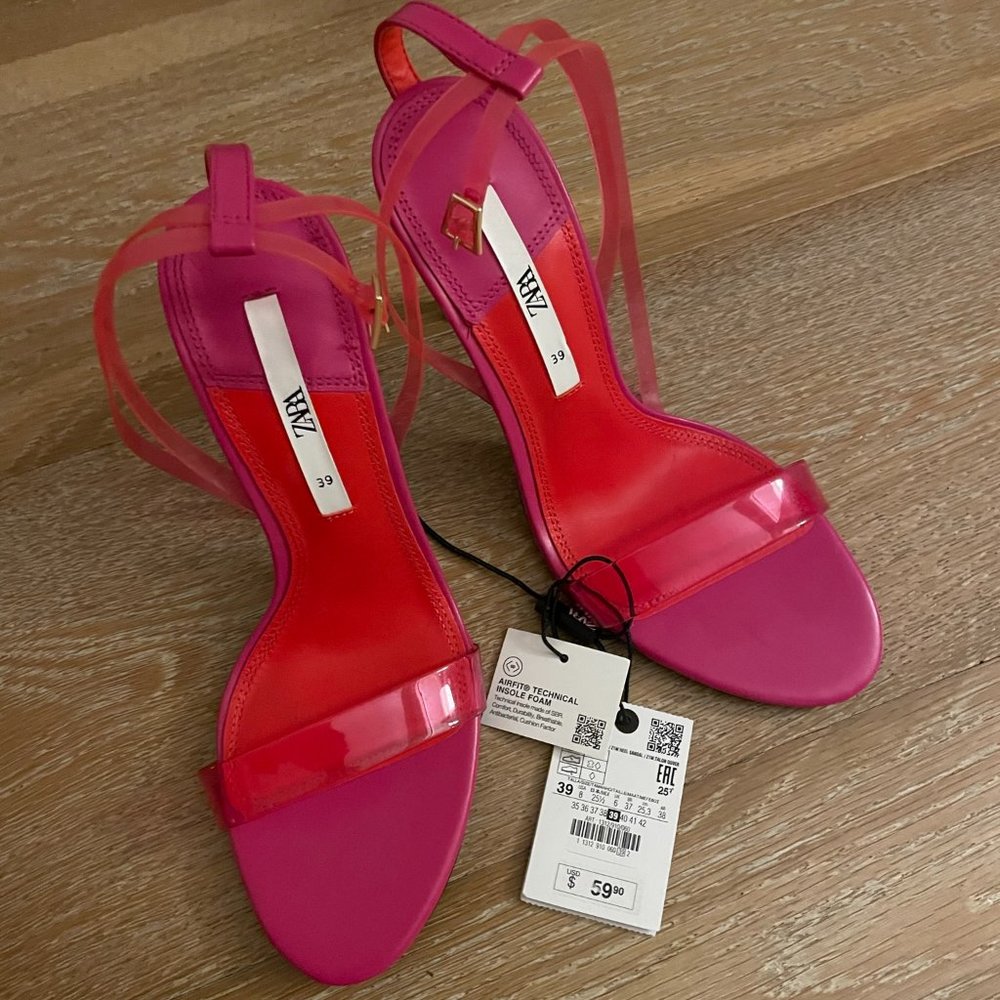 Zara Hot Pink Heels